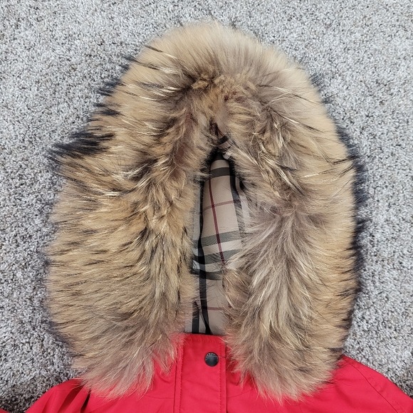 Burberry Dara Parka with Raccoon Fur Trim Hood - Picture 6 of 15